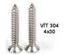 Vit INOX 304 5ly x 4F ( Bịch 1000 con)