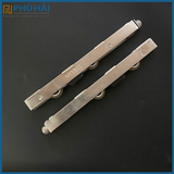  Bánh xe 2 bánh Nhựa - Cốt đồng rãnh C- Màu Hổ Phách (15*13*155) 80kg (8C/H) 