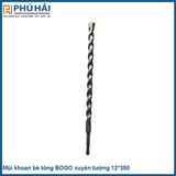 Mũi khoan bê tông BOGO xuyên tường 12*350( 20C/H) 
