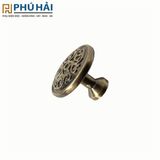  Núm tủ tròn lớn hoa văn cổ 