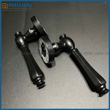  Khóa cửa phân thể VICKINI 34617.101 OBP đen mờ ruột chốt 