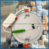  Bóng đèn led âm trần tròn 9W ánh sáng trắng 