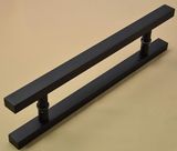  Tay nắm cửa kính đen chân vuông 20 *40 *100 