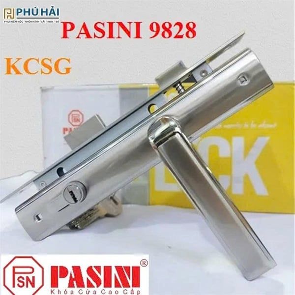  Khóa Cửa nhôm "PA" A9828-1 INOX (T30, VC) 