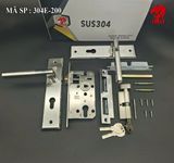  Khóa Jeely cửa phòng SUS 304B/200 (20B/T) 