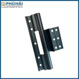  Bản lề 4D 2T đen mờ đệm nhựa 5 lỗ cánh - cánh KINLONG 