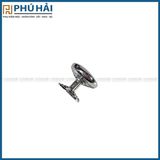  Núm tủ tròn màu inox 501 
