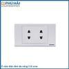  Ổ cắm điện đơn đa năng 2 lỗ sino 