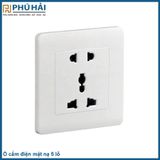  Ổ cắm điện mặt nạ 5 lỗ 