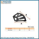  Bản lề tủ giày (kệ giày) thông minh 3 tầng sắt sơn tĩnh điện - VNH286100 (Bộ) 