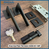  Khoá Cửa Nẹp Vickini 43290 OBP đen mờ 