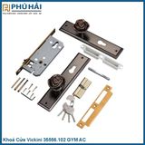  Khóa Cửa Nẹp Vickini 35556.102 GYM/AC mau nâu nhỏ 