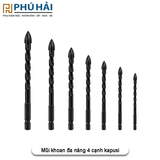  Mũi khoan đa năng 4 cạnh 10ly loại tốt 