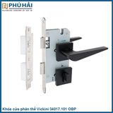  Khóa Cửa phân thể Vickini 34017.101 OBP đen mờ 