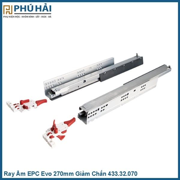  Ray Âm EPC Evo 350mm Giảm Chấn toàn phần Hafele 433.32.072 