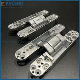  Bản lề chữ thập dấu khuôn cấp màu xám bạc tăng chỉnh 3 chiều 28*177 Samis (cửa 80kg) cửa dày 35mm > 