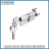  Ruột Khóa 1 Đầu Chìa 1 Đầu Vặn 65mm Hafele 489.56.252 