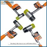  Búa đóng 2 đầu nhựa và cao su KPS 40mm-K9521 