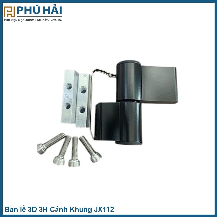  Bản lề 3D 3H Đen Chính Hãng Cánh Khung JX112 