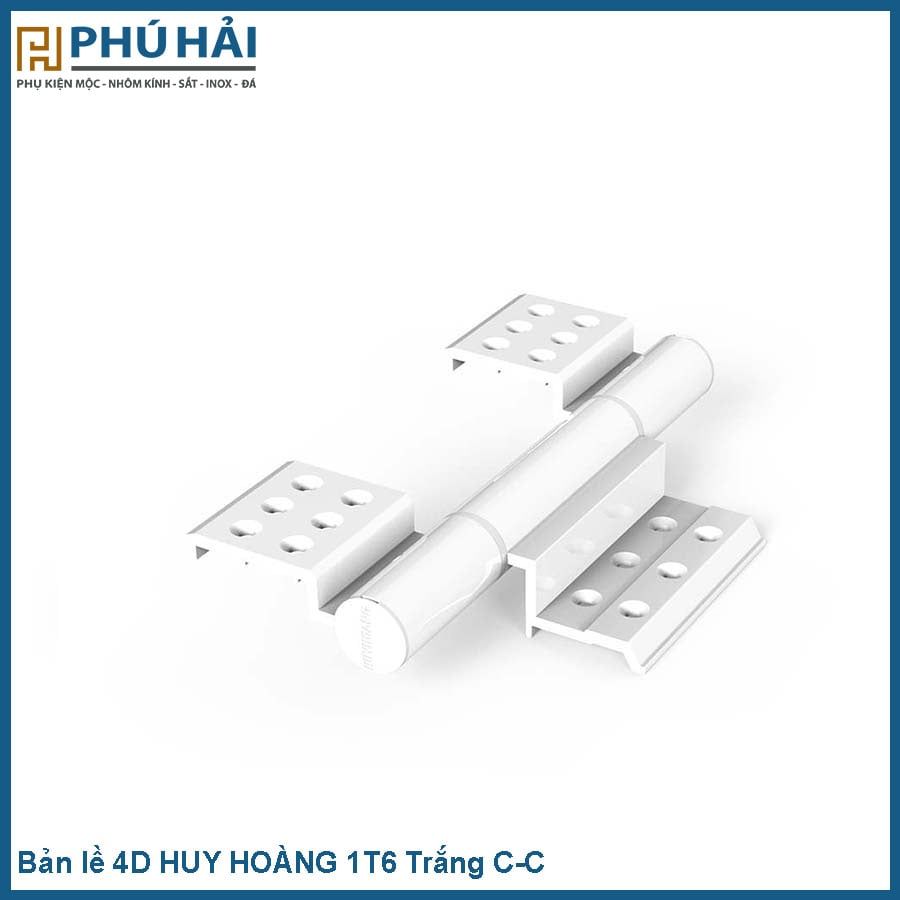  Bản lề 4D HUY HOÀNG 1T6 Trắng C-C ( Thùng 24 Cái) 