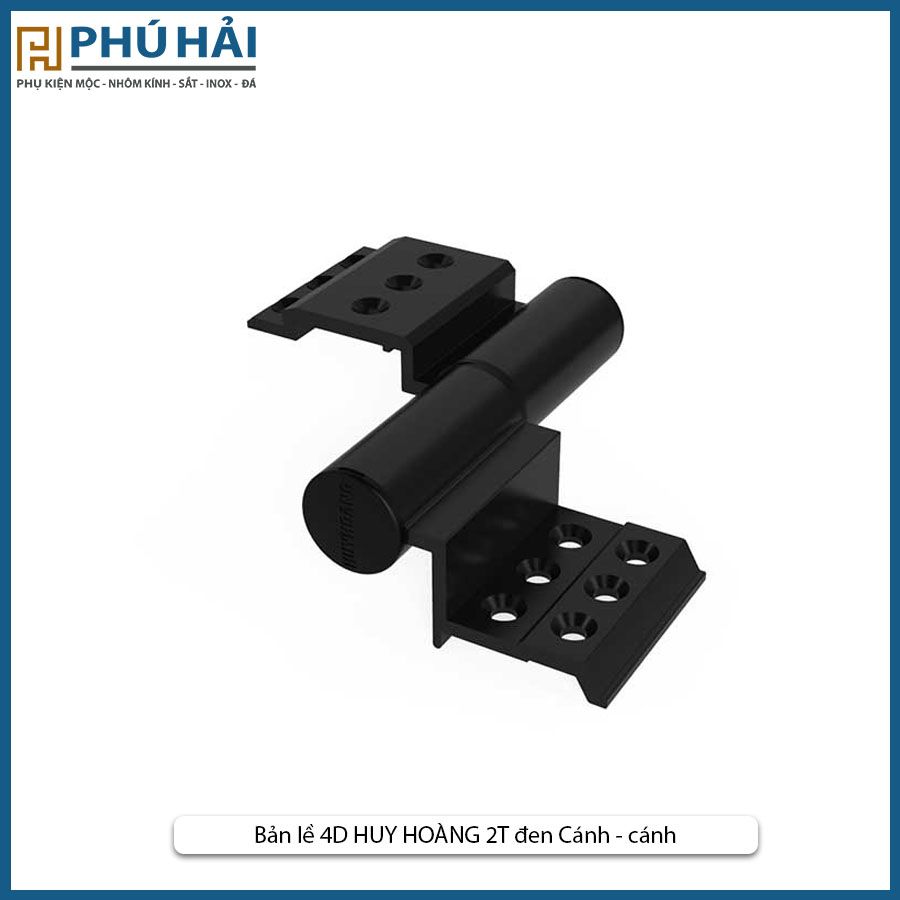  Bản lề 4D HUY HOÀNG 2T đen C-C 