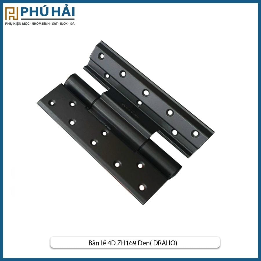  Bản lề 4D ZH169 Đen( DRAHO) 