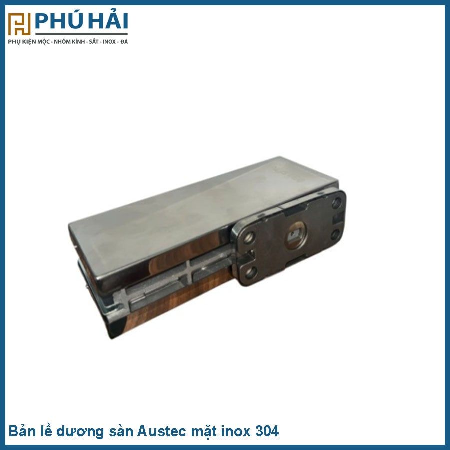  Bản lề dương sàn Austec mặt inox 304 trọng tải 110kg 