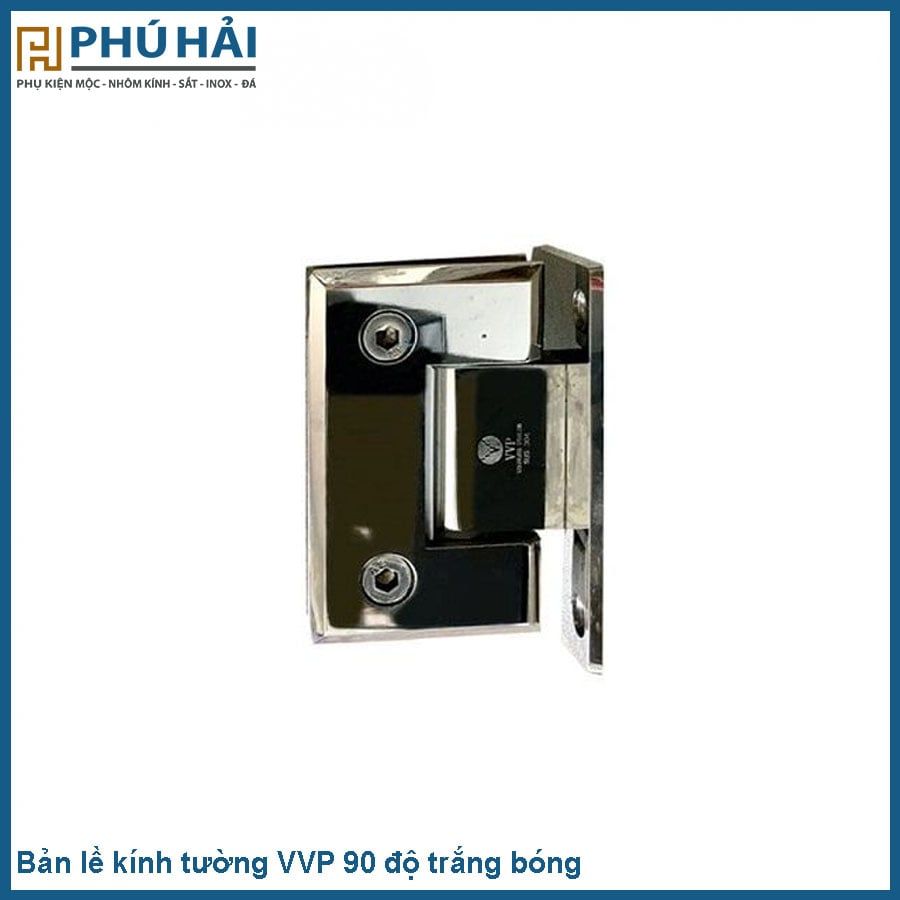  Bản lề kính VVP inox 304 90 độ kính kính 