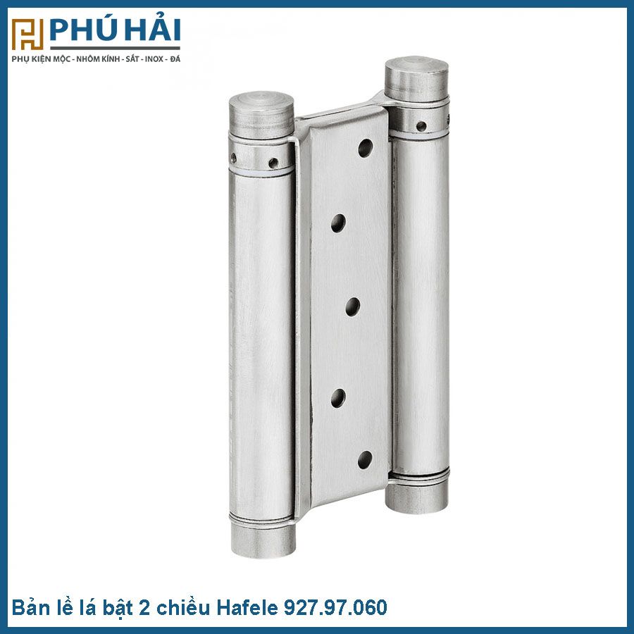  Bản lề lá bật 2 chiều màu INOX Hafele 927.97.060 