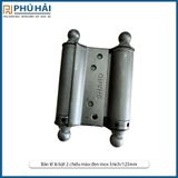  Bản lề lá bật 2 chiều màu đen inox 5nich/125mm 