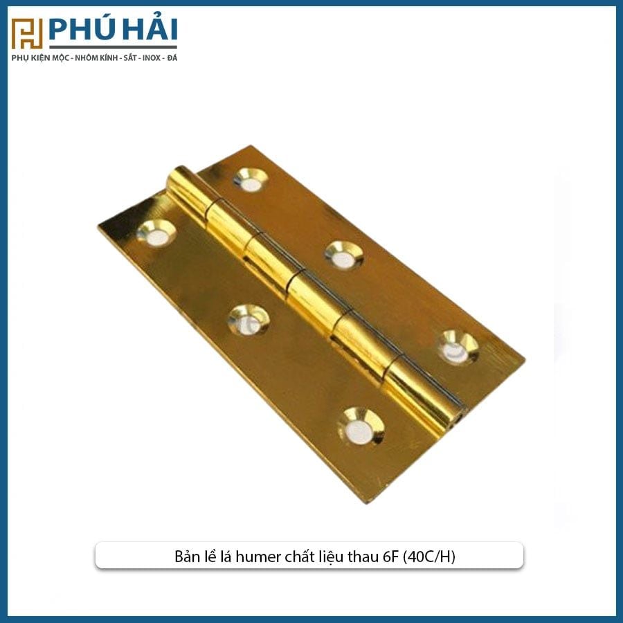  Bản lề lá humer chất liệu thau 6F (40C/H) 