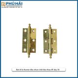  Bản lề lá Humer đầu nhọn chất liệu thau 8F dày 3li 