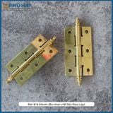  Bản lề lá Humer đầu nhọn chất liệu thau (cặp) 