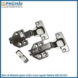  Bản lề Metalla giảm chấn trùm ngoài Hafele 493.03.021 