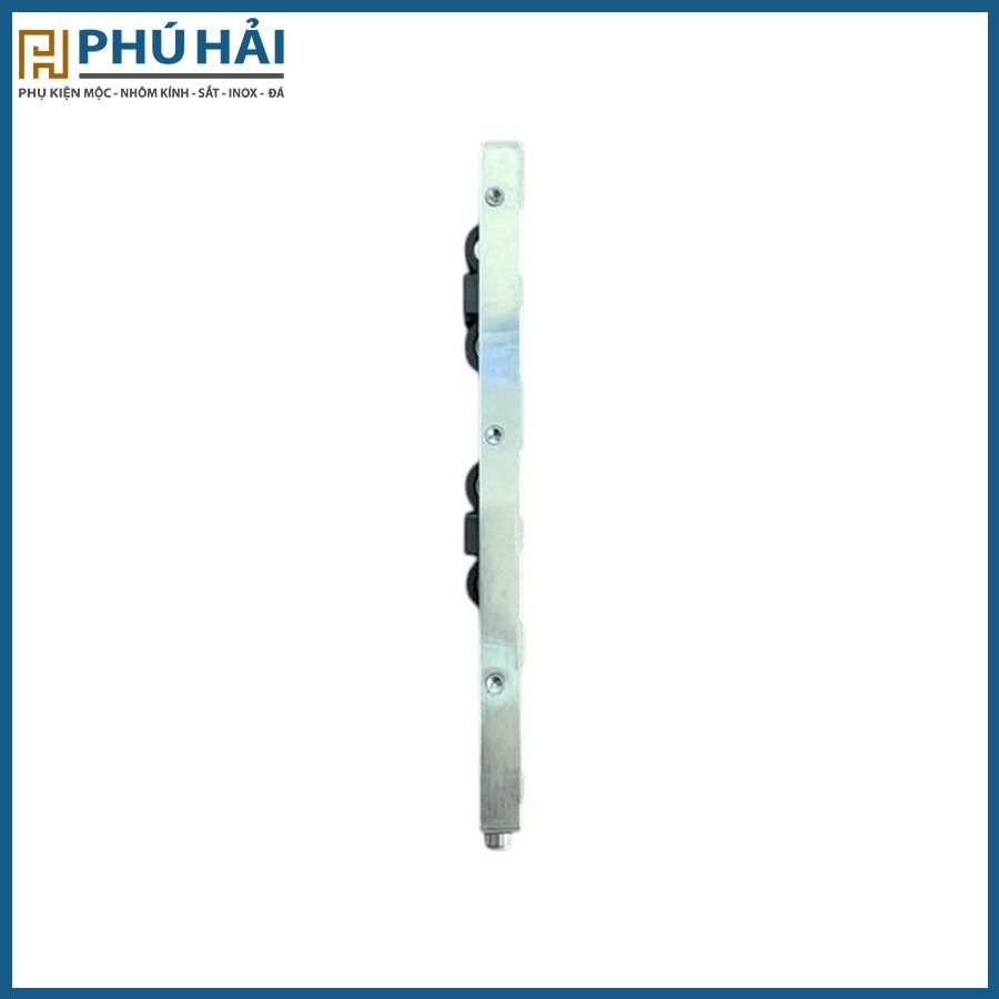  Bánh xe 4 bánh Nhựa - Rãnh C- Màu Đen(15*13*205)90KG (10C/B) 