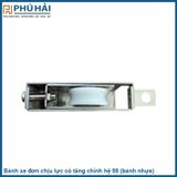  Bánh xe đơn chịu lực có tăng chỉnh dập lỗ hệ 55 ( bánh nhựa) 