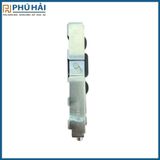 Bánh xe lùa 2 bánh rãnh C- Đen (15*24*155) 80kg (10C/B) 