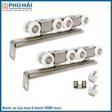  Bánh xe lùa treo 8 bánh HMR inox 