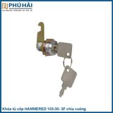  Khóa tủ cốp HAMMERED 103-30- 3F chìa vuông 48C/H 