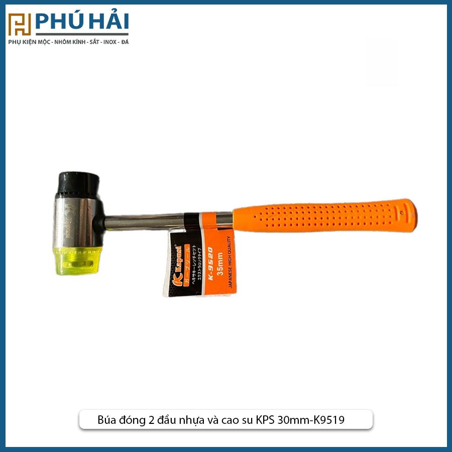  Búa đóng 2 đầu nhựa và cao su KPS 30mm-K9519 