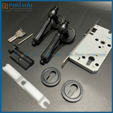  Khóa cửa phân thể VICKINI 34617.101 OBP đen mờ ruột chốt 