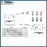  Bộ tay nâng VICKINI 04325.003 GRPR 