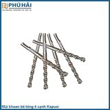  Mũi Khoan bê tông 4 cạnh Kapusi 