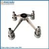 Chân nhện 4 chân V inox 304