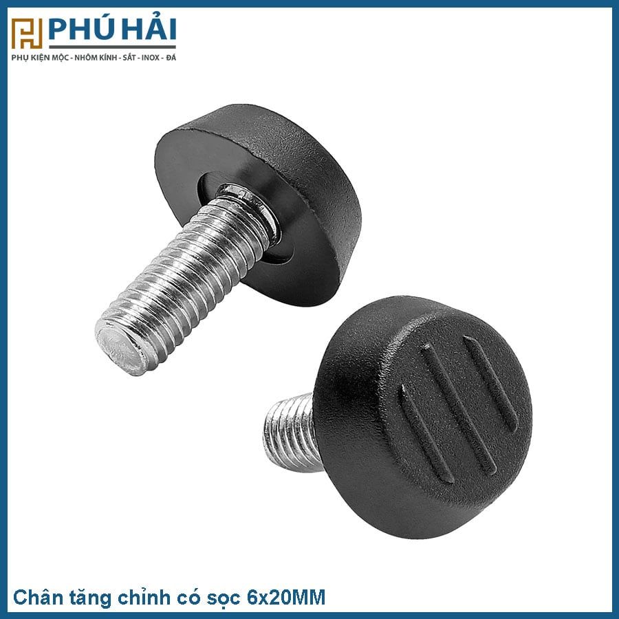  Chân tăng chỉnh có sọc 6 x 20MM 