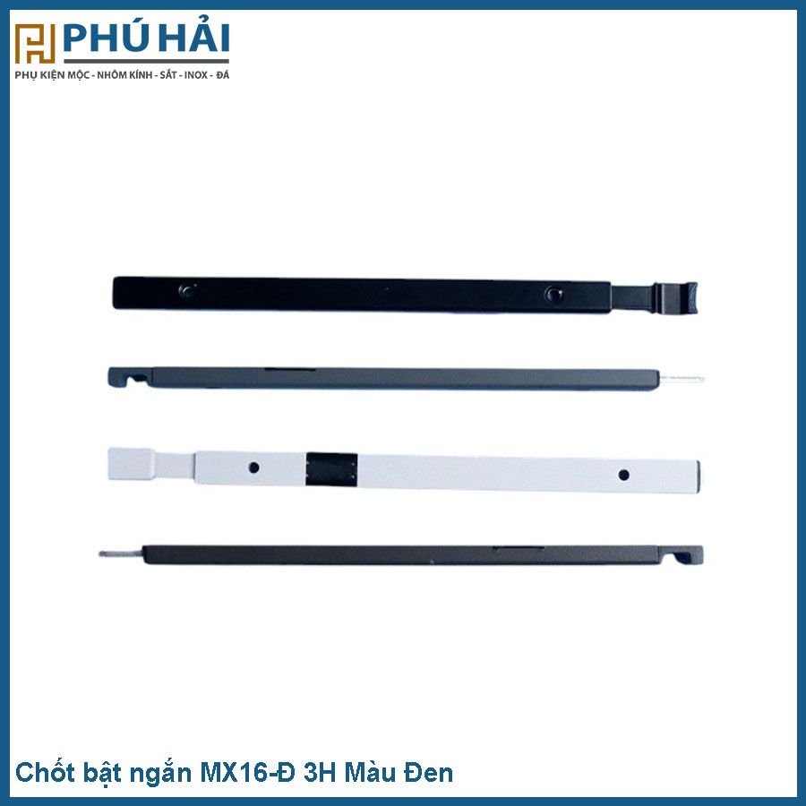  Chốt bật ngắn MX16-Đ 3H Màu Đen 