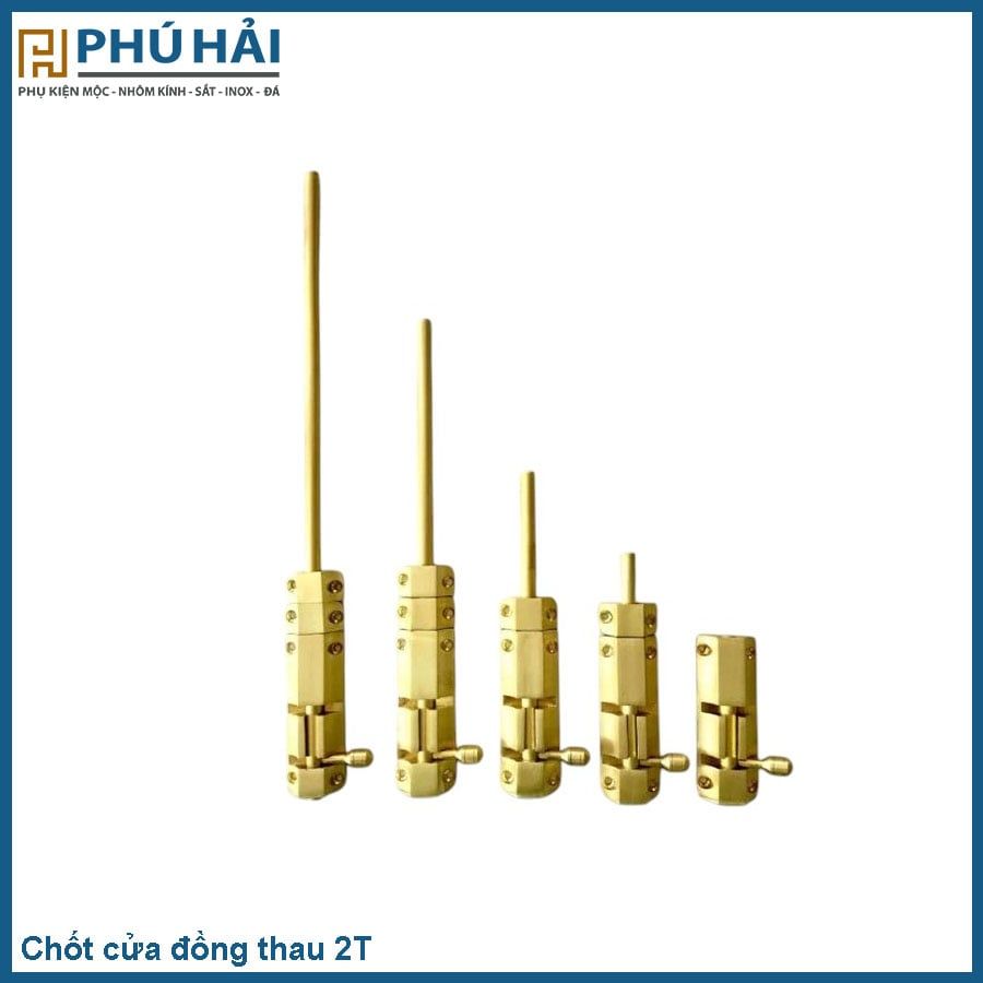  Chốt cửa đồng thau 2T 