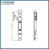  Chốt Sập Tự Động HUYHOANG Trắng hệ 93 (50C/T) 