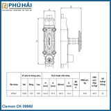  Chốt Celemone CK 09960 (ĐỒNG THAU NGUYÊN KHỐI) 