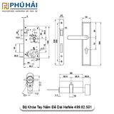  Bộ tay nắm HAFELE style 1 đế dài 49962501 